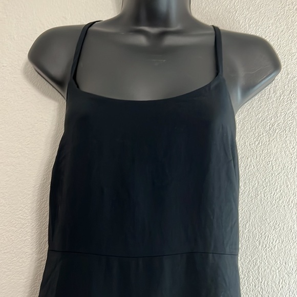 Women’s Everlane The Japanese GoWeave Cross-Back Slip Dress Black - Picture 6 of 15